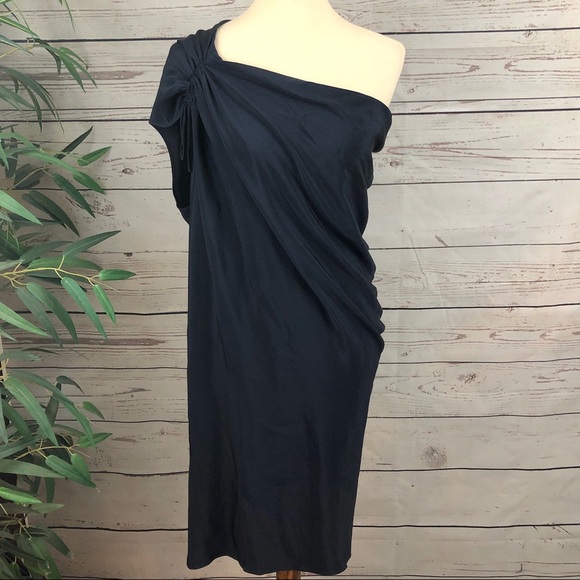 3.1 Phillip Lim Dresses & Skirts - 3.1 Phillip Lim Silk Asymmetrical Dark Navy Dress